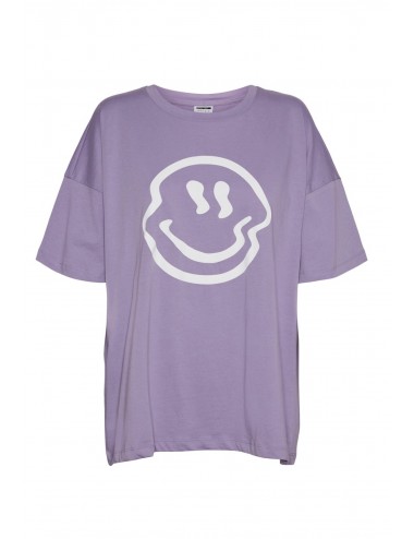 Nmida camiseta lavanda emoji